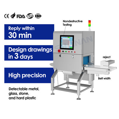 Συστήματα Επιθεώρησης Τροφίμων με Ακτίνες Χ για Μη Καταστροφικό Έλεγχο Μηχανήματα για Ποιοτικό Έλεγχο, εξαιρετικά αποδοτική ανίχνευση ξένων σωμάτων