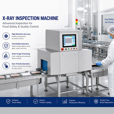 Food X Ray Machine εξοπλισμένο με διασύνδεση οθόνης αφής και παραμέτρους αυτοεκμάθησης για την παροχή ελέγχου και επιθεώρησης τροφίμων