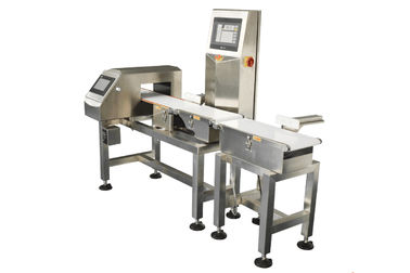 SUS 304 συνδύασε το ανιχνευτή μετάλλων και Weigher ελέγχου ενσωμάτωσε τη βιομηχανική μηχανή